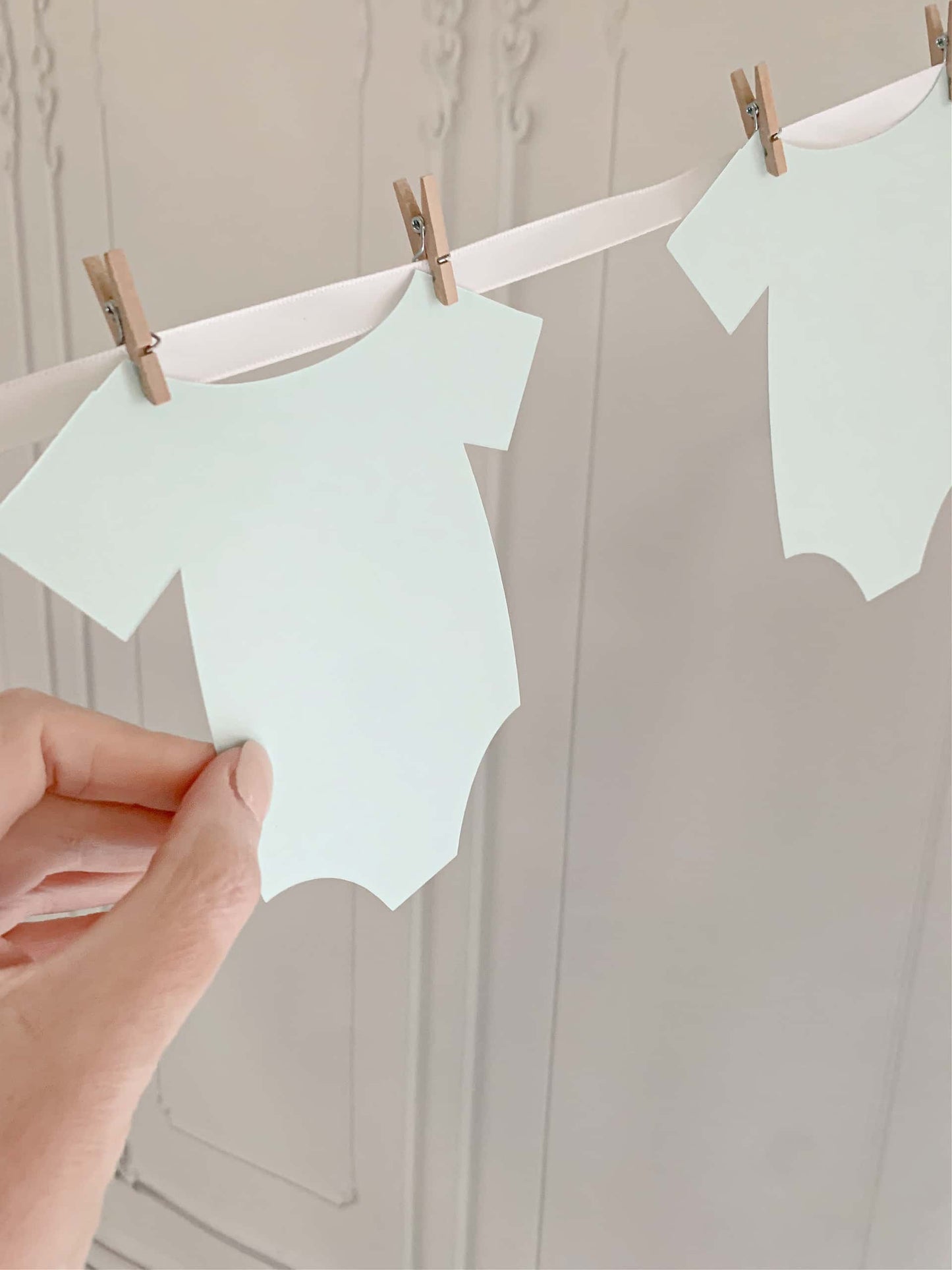 Baby Blue Onesie Banner