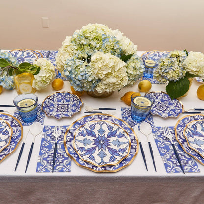 Moroccan Blue Dinner Napkin