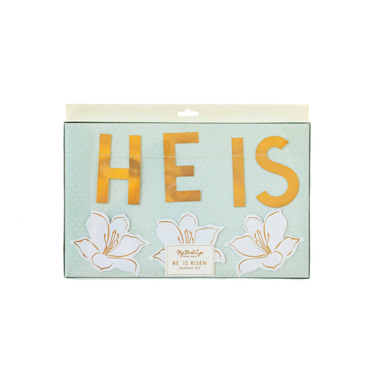 He is Risen Banner - Easter Decor