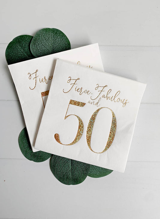 Fierce, Fabulous and 50 Cocktail Napkins
