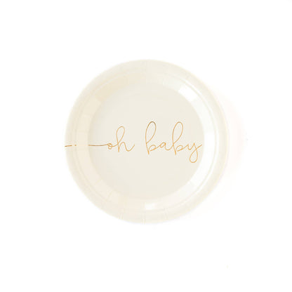 Oh Baby Cake Plates - 7 inch