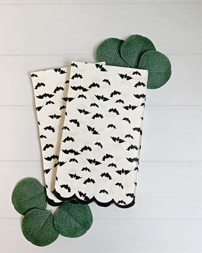 Bats Scallop Paper Dinner Napkin