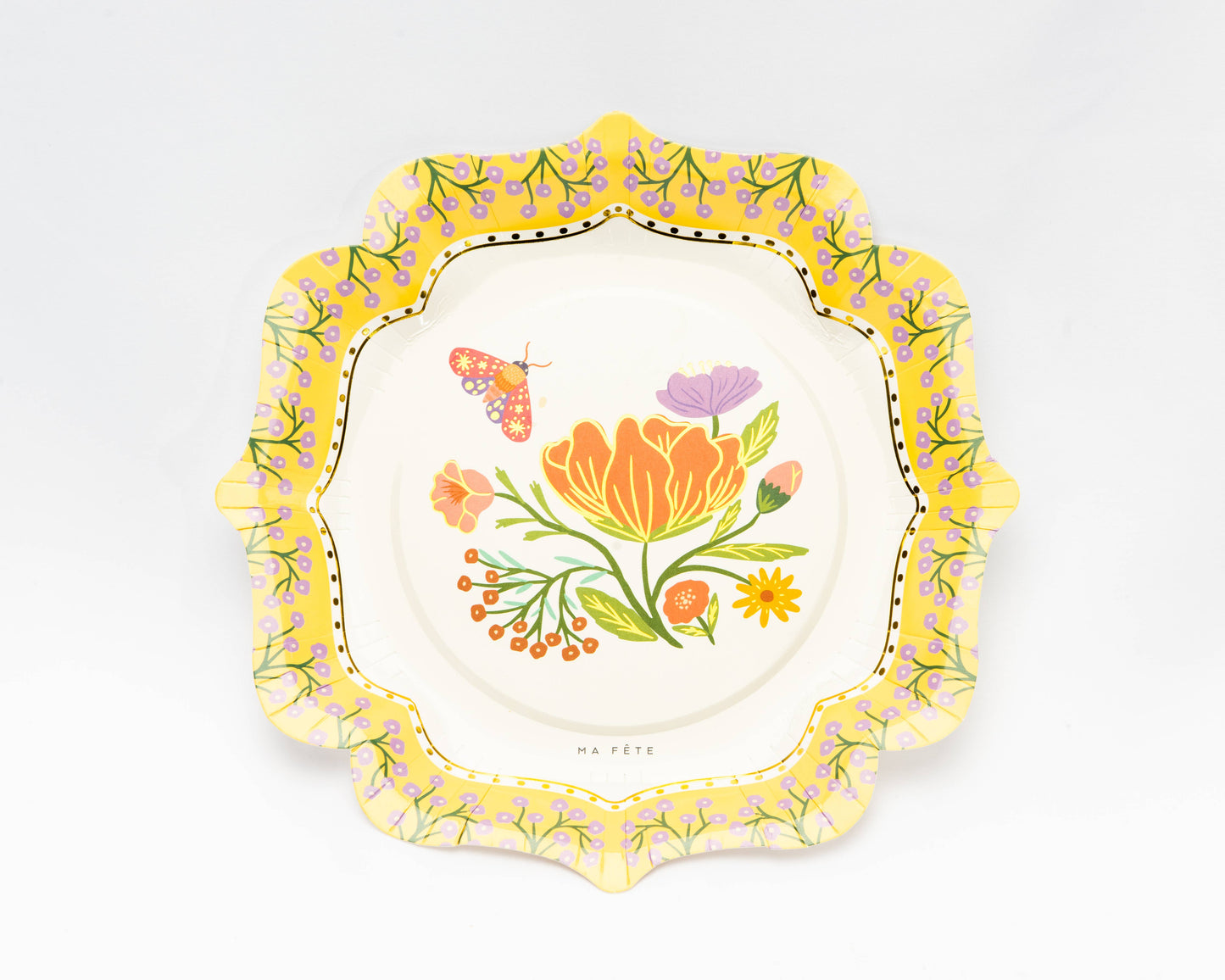 Fancy Tea Party Plates - 4 Designs