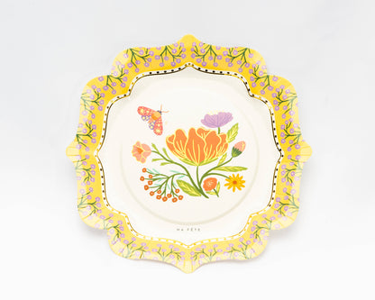 Fancy Tea Party Plates - 4 Designs
