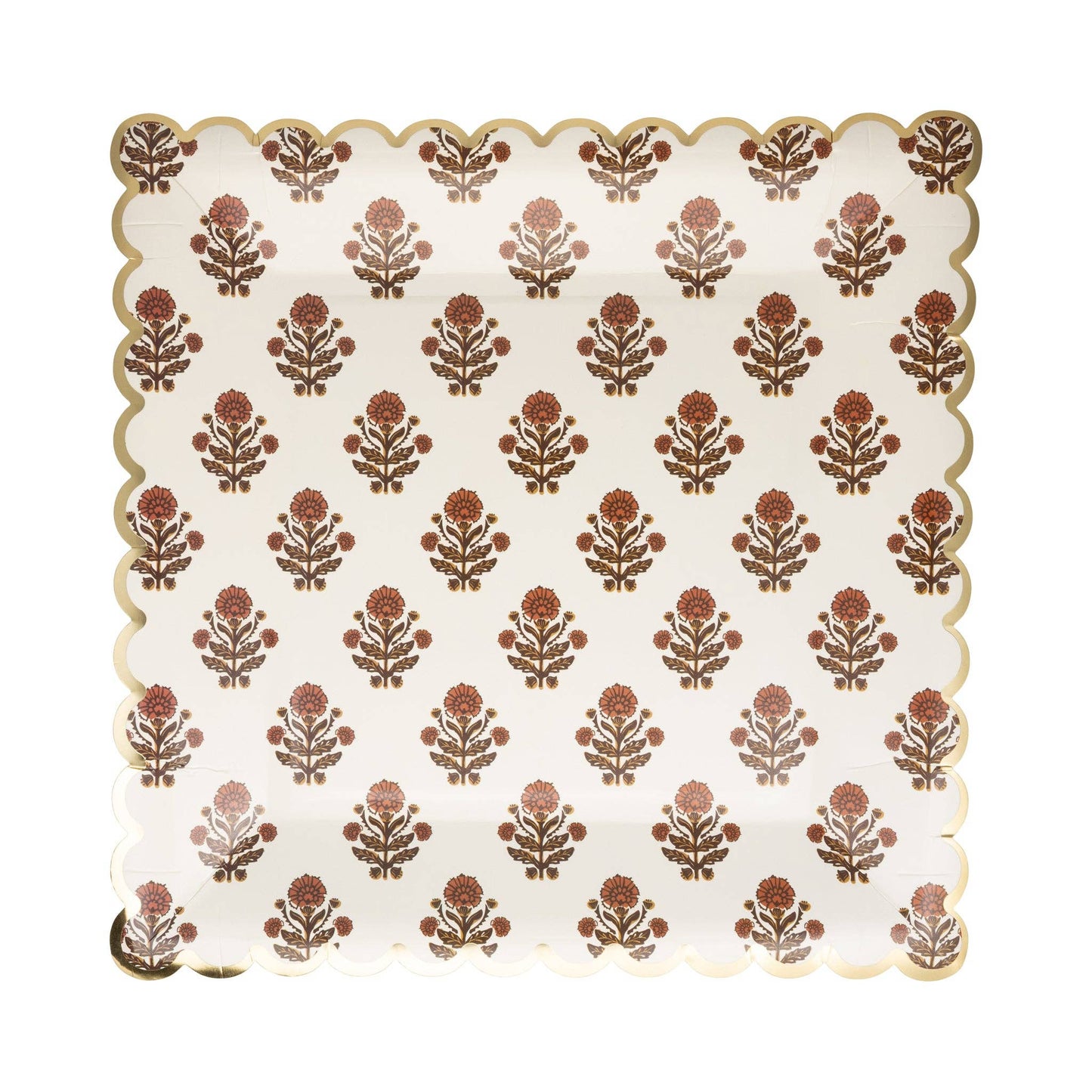 Give Thanks Floral Paper Plates - Charming Farmhouse Autumn Entertaining (8 Pack)