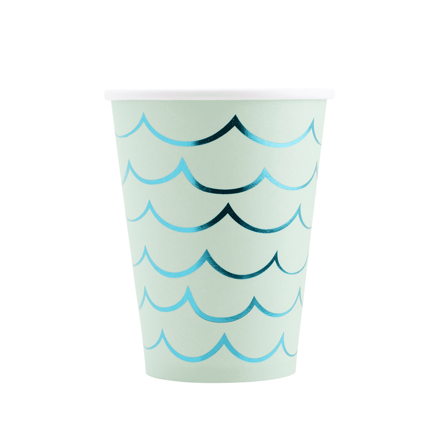 Mermaid Party Cups with Fishscales and a Tail