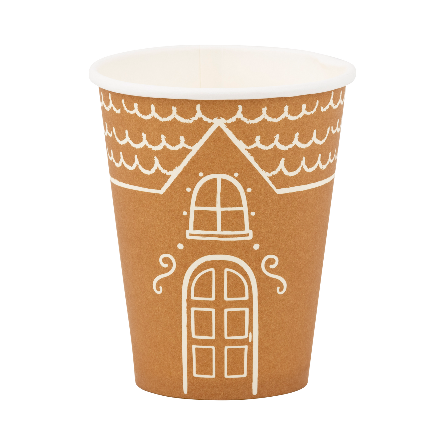 Gingerbread House Paper Holiday Cups