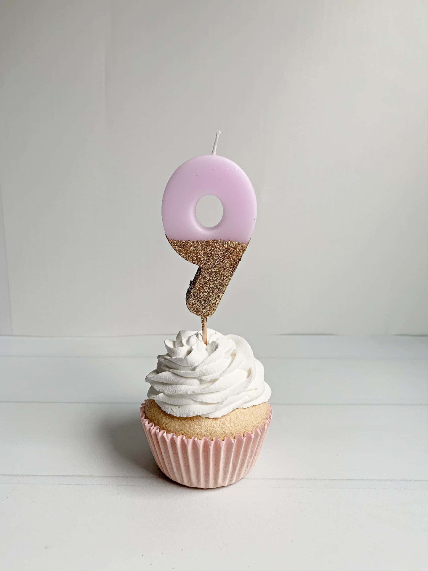 Lavender Glitter Candle - 9