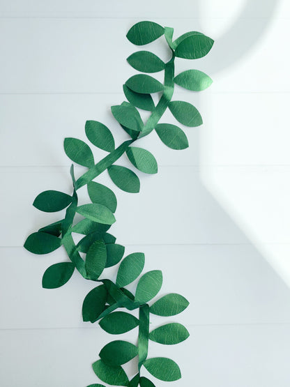 Emerald Green Leaf Ribbon