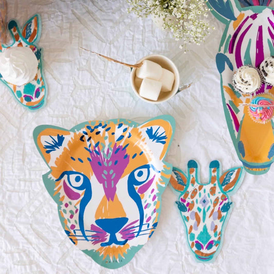 Safari Party Cheetah Plates