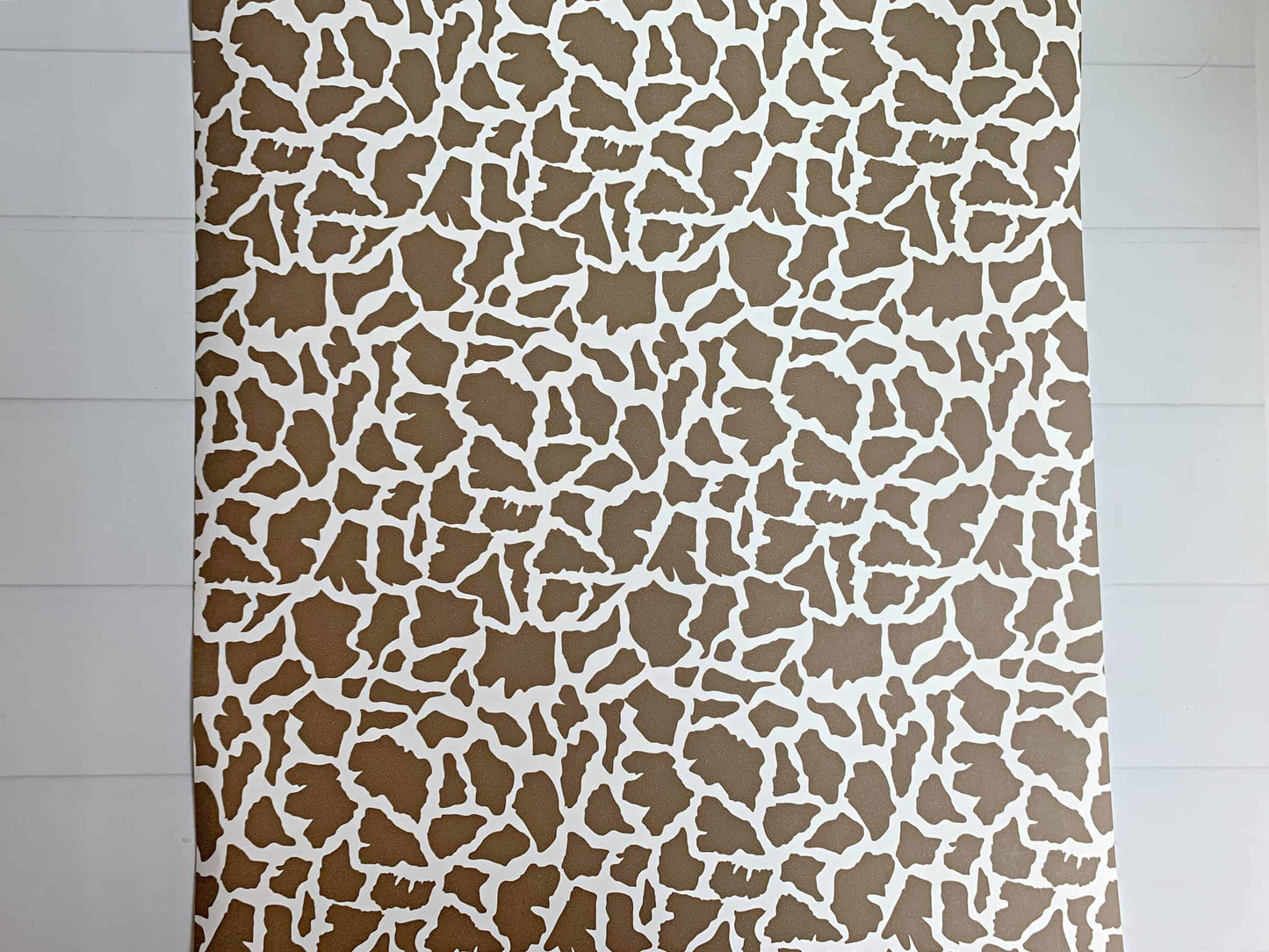 Safari Giraffe Print Table Runner - 96" Wipeable Paper
