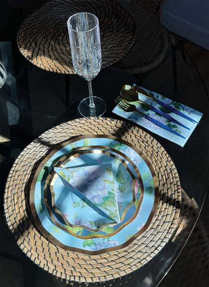 Blue Hydrangea Dinner Plates