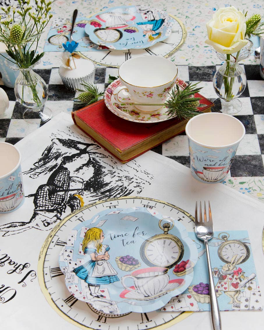 Alice in Wonderland Paper Plates