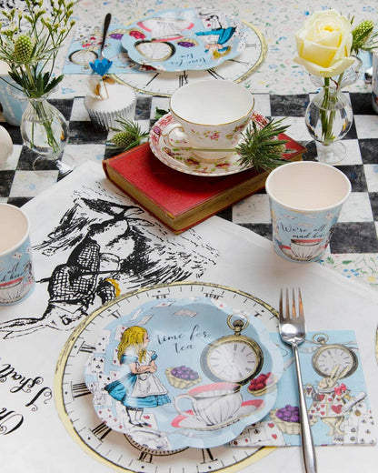 Alice in Wonderland Paper Plates