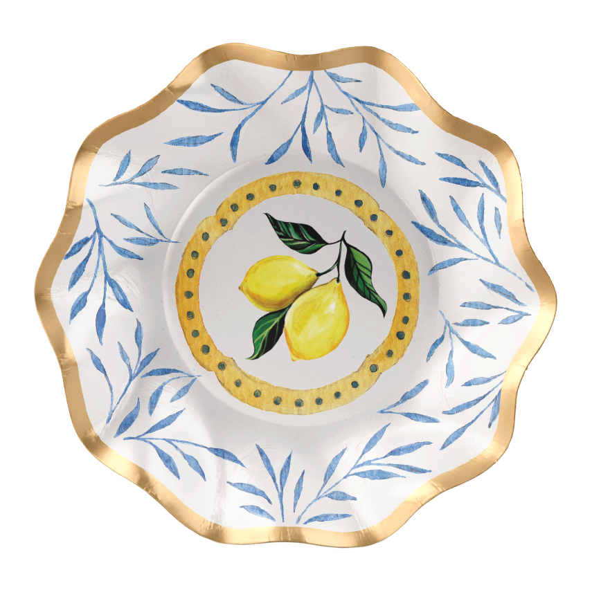 Lemon Dessert and Appetizer Bowls