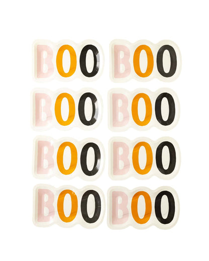 Boo Shaped Paper Plate