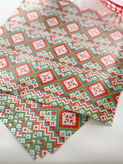 Grub Paper Fiesta Pattern - Taco Bar Cinco de Mayo Final Fiesta Party Food Tray Liners