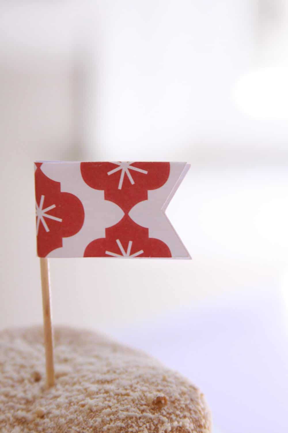 1950s Style Cupcake Toppers