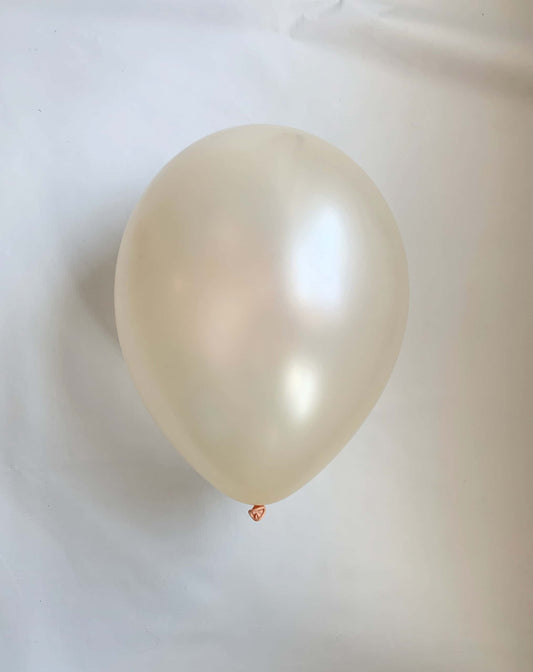 Peach Pearl Balloons - Set of 5 11 inch