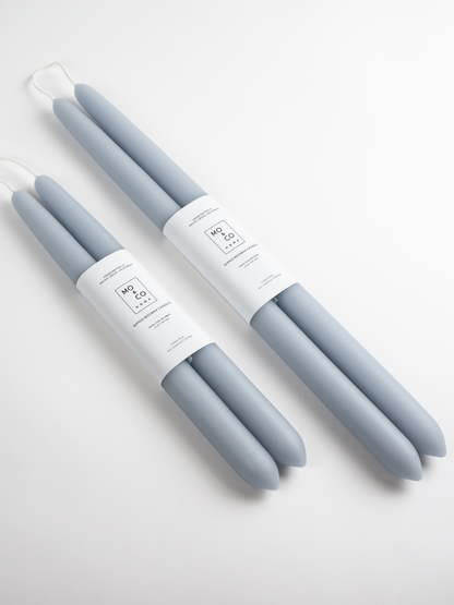 Powder Blue Taper 10 in 100% Beeswax