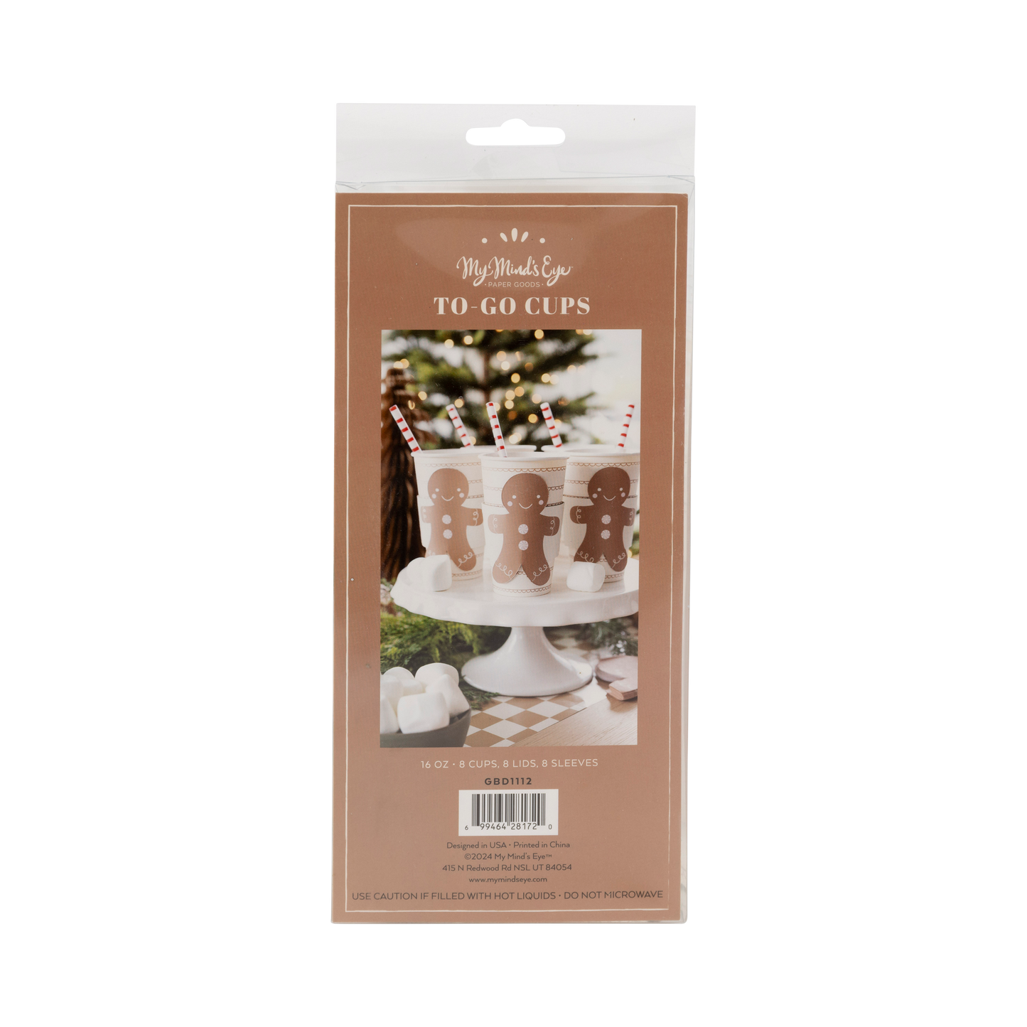 Gingerbread Man Coffee To Go Cups