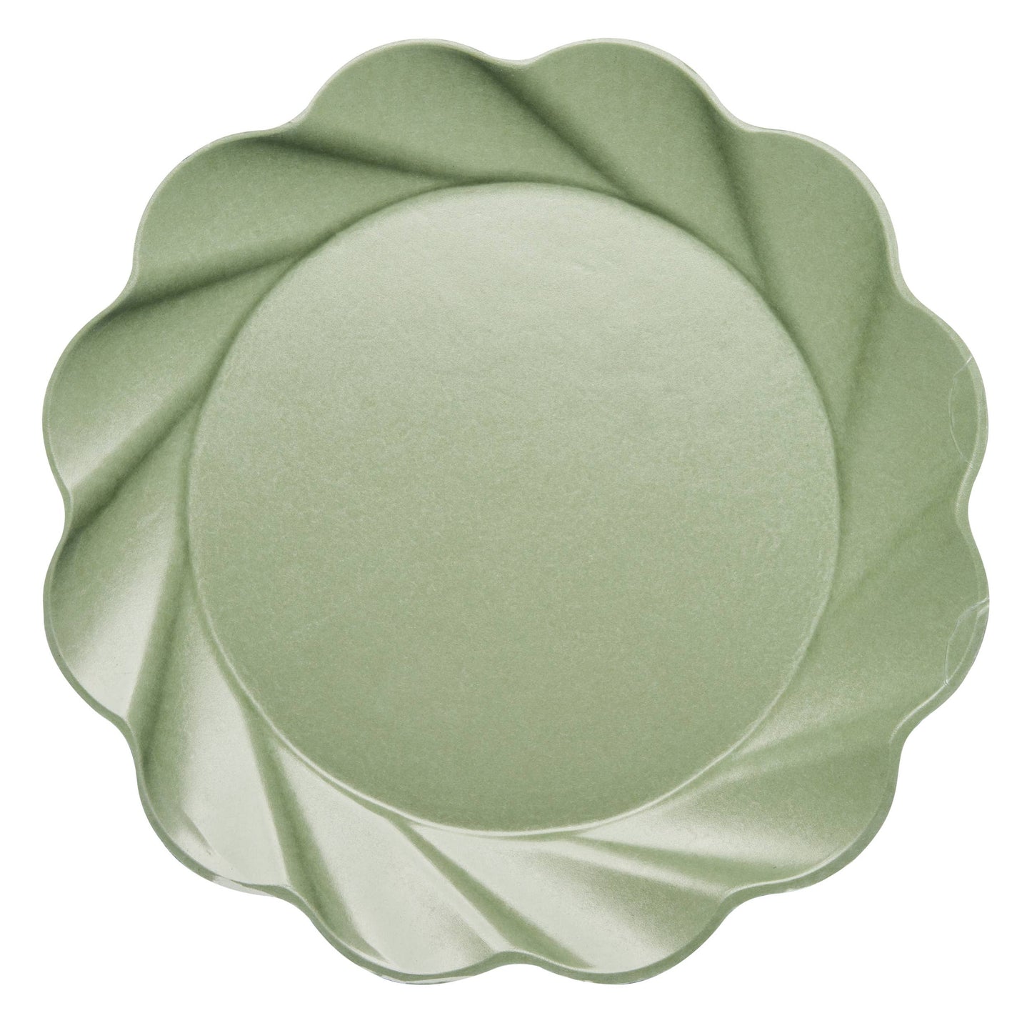 Extra Large Sage Compostable Dinner Plate