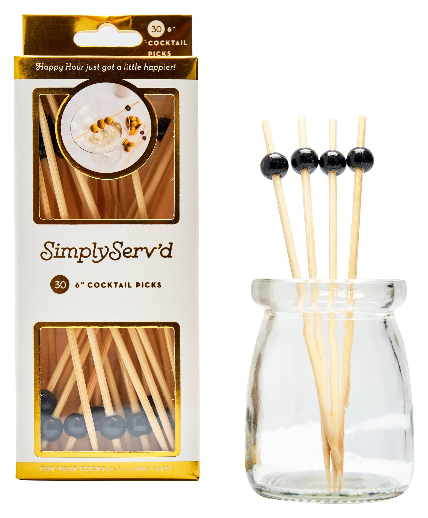 Charcuterie Picks - Black Ball Top