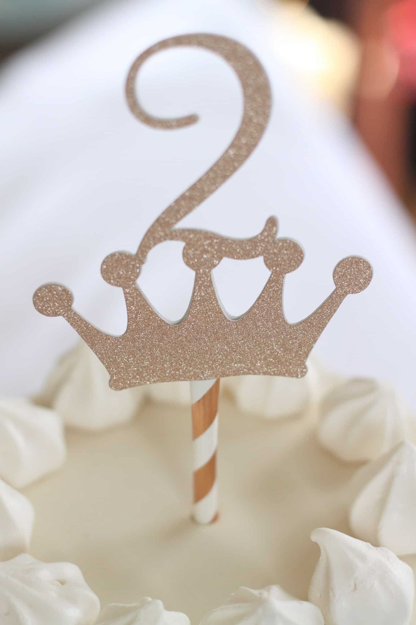 2 Crown Cake Topper