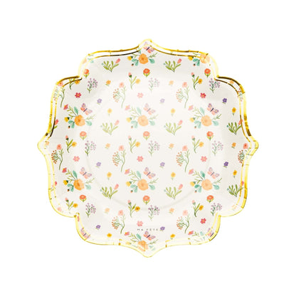 Fancy Tea Party Plates - 4 Designs