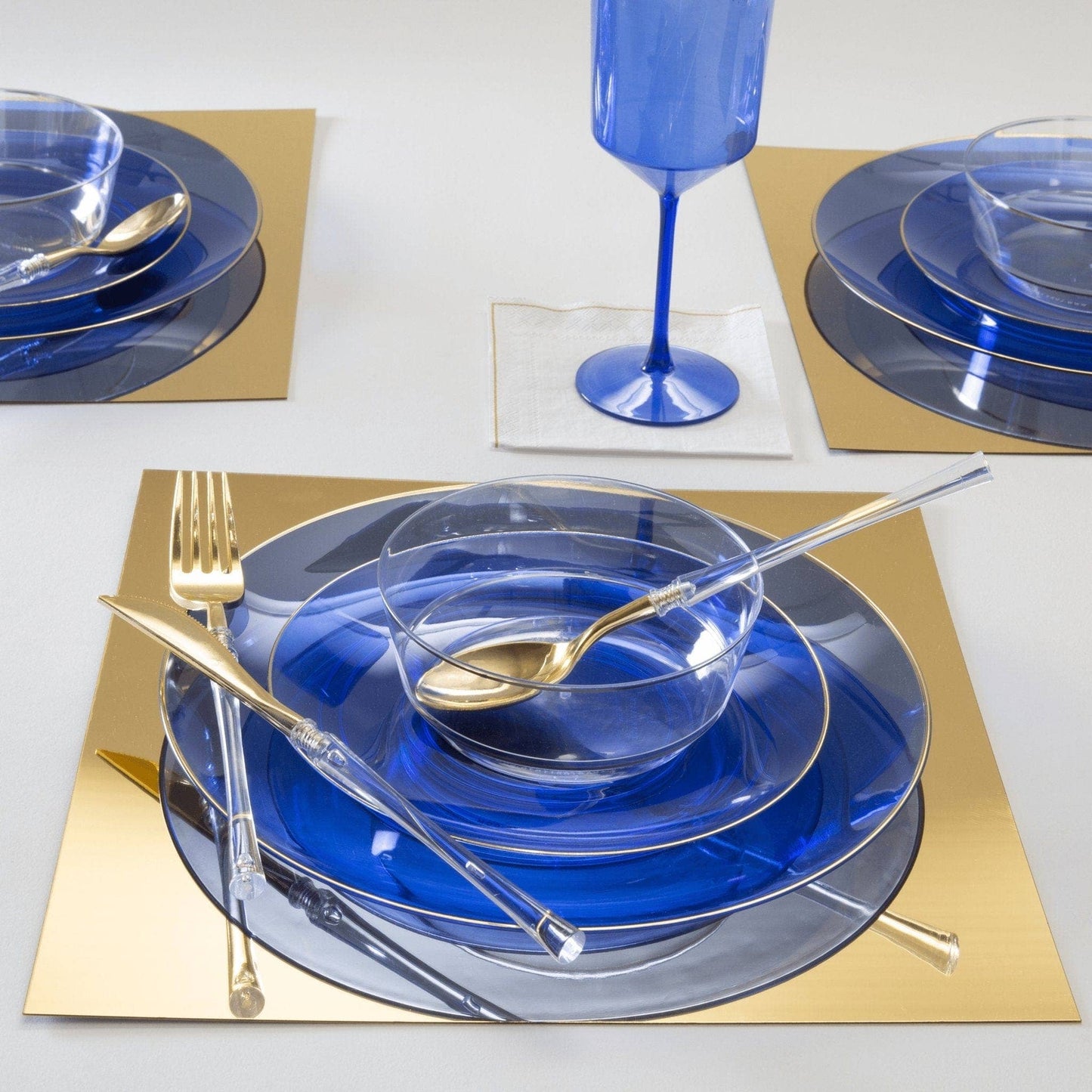 Modern Cobalt Blue Wine Glasses