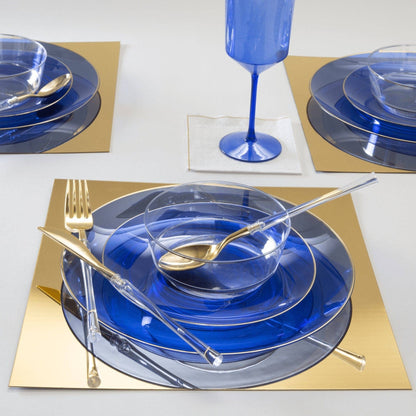 Modern Cobalt Blue Wine Glasses