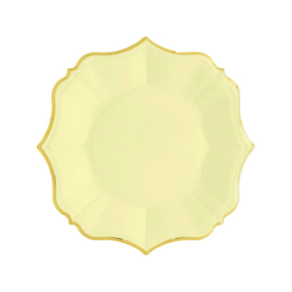 Canary Yellow Dessert  Plates