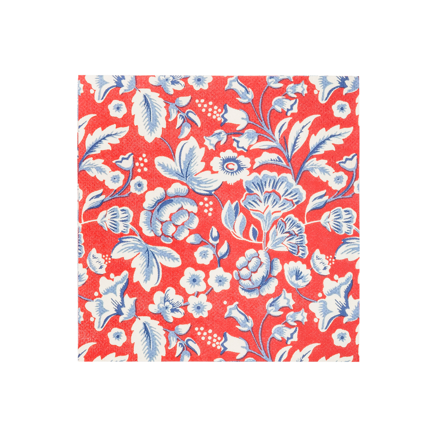 Hamptons Blue Floral Cocktail Napkins