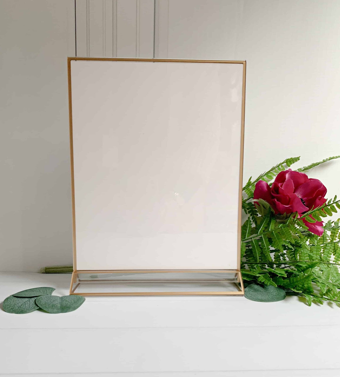 Gold Frame Acrylic Frame 9x11 for Signs and Table Numbers