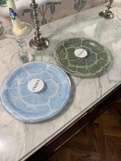 Bunny Green Melissa's Garden Cabbage Salad and Dessert Plates - 8 pack