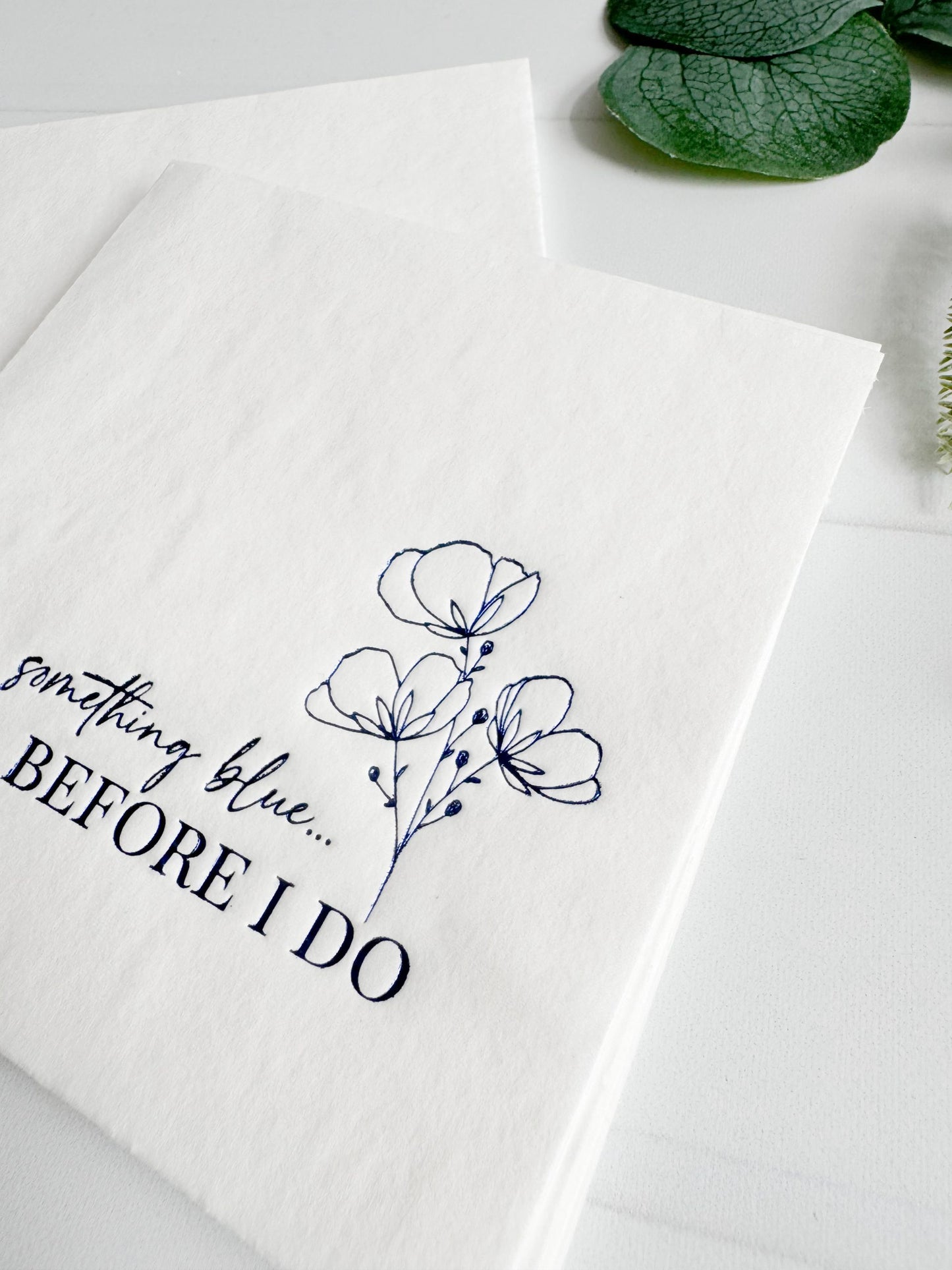 Something Blue Before I Do Bridal Shower Blue Cocktail