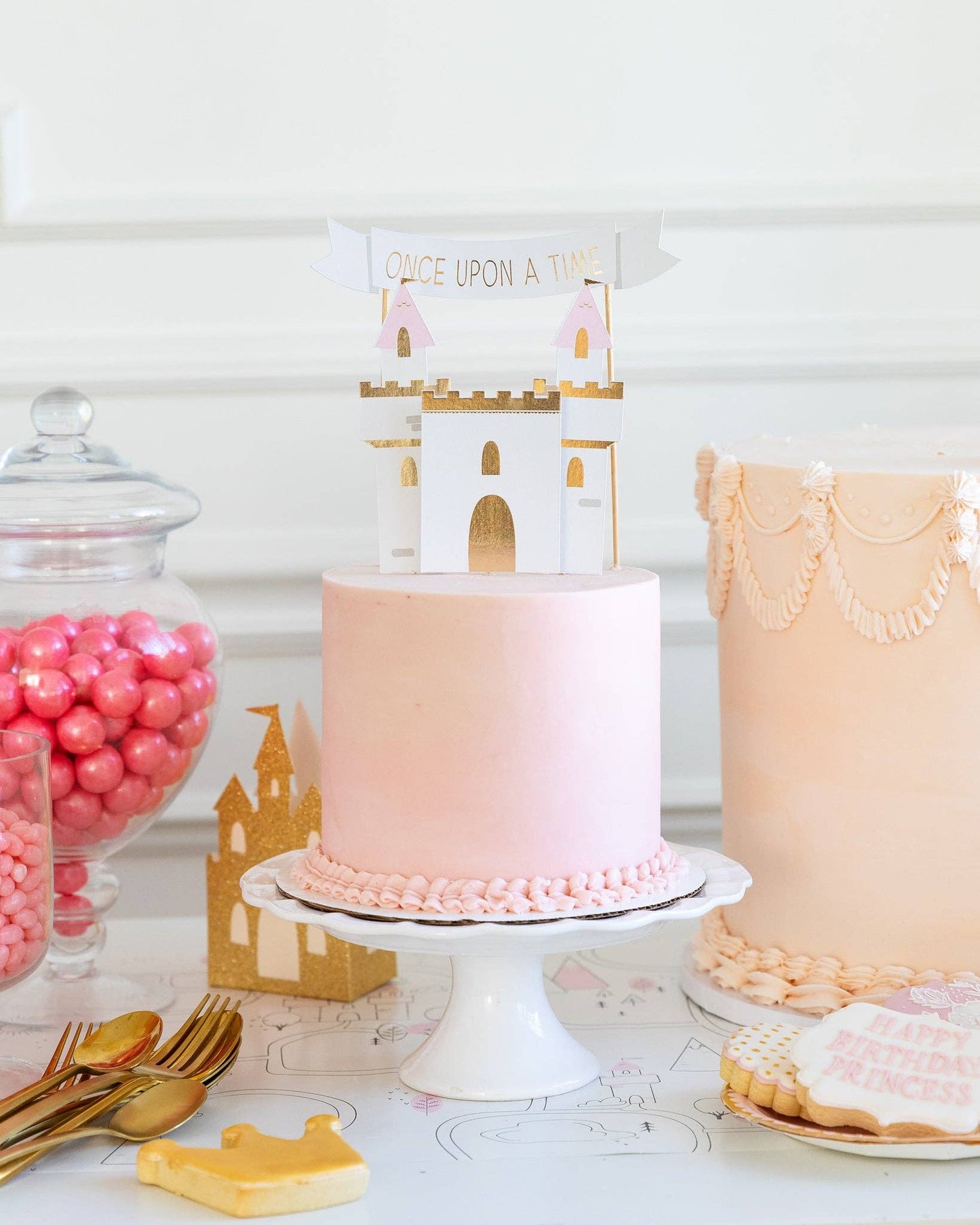 Princess Castle Cake Topper Set