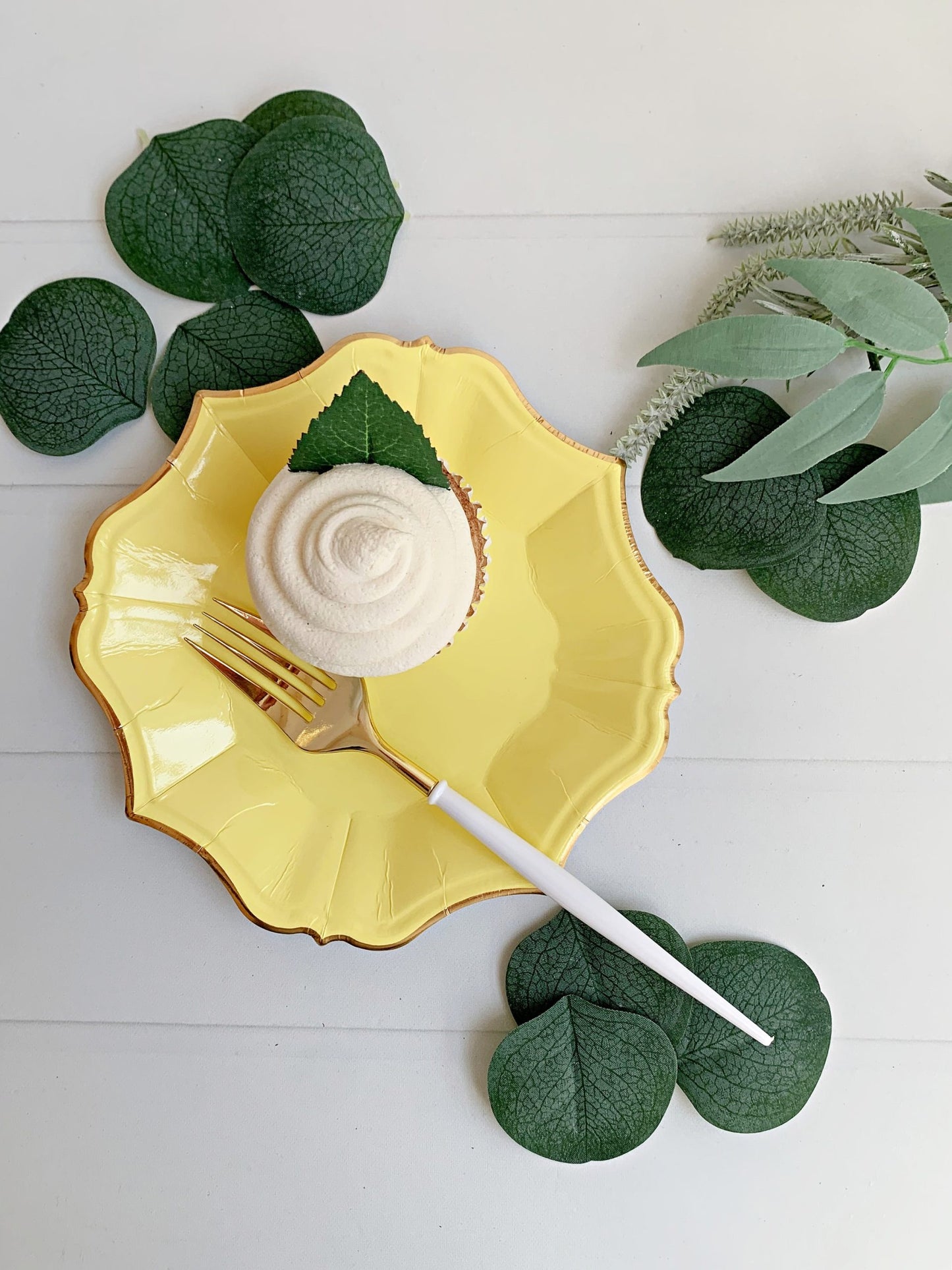 Canary Yellow Dessert  Plates