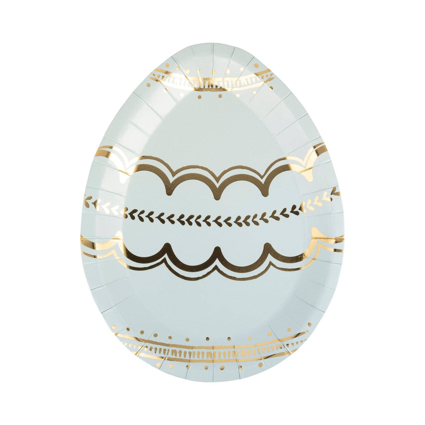 Pastel and Gold Easter Egg Plates