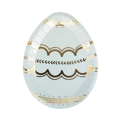 Pastel and Gold Easter Egg Plates