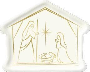 Nativity Paper Plates