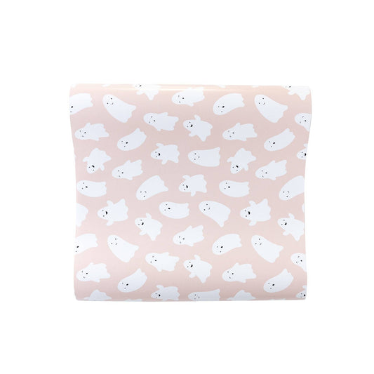 Pink Ghosts Paper Table Runner