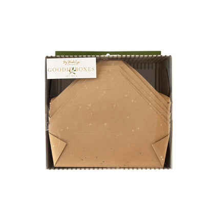 Stars on Kraft Take Home Boxes