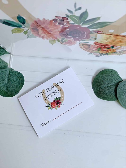 Derby Vote for Best Dressed Pad