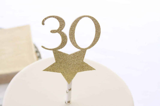 30th Birthday Cake Topper