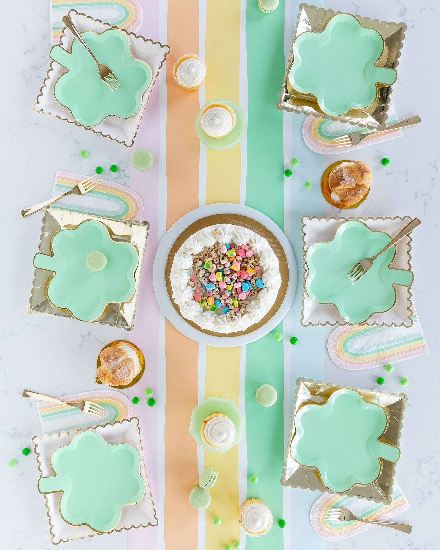 Shamrock Dessert Plates