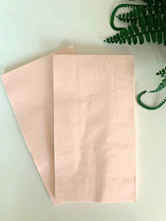 Blush Paper Dinner Napkins