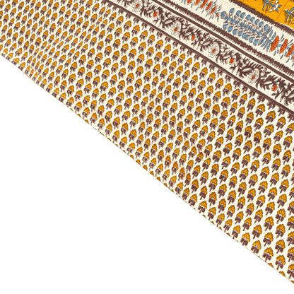 Provence Avignon Dijon & Blue Tablecloth 70x128 - French Country Botanical Print