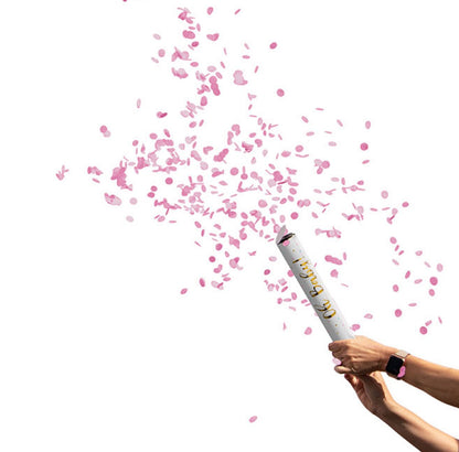 Gender Reveal Confetti Cannon - Oh Baby! Pink or Blue - 11 Inch Party Popper