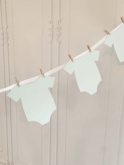 Baby Blue Onesie Banner